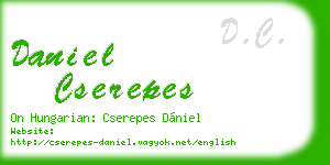 daniel cserepes business card
